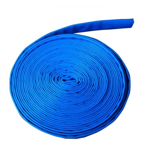 Tuyau PVC (bleu) plat de refoulement DN 40 de 25M avec raccords